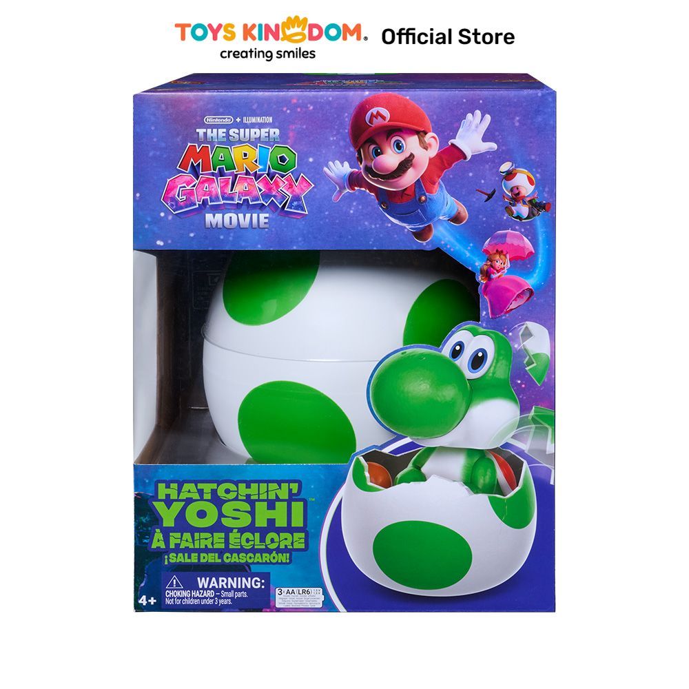 Toys Kingdom Mario Galaxy Hatching Yoshi Interactive Mainan Interaktif Telur Karakter Action Figure 