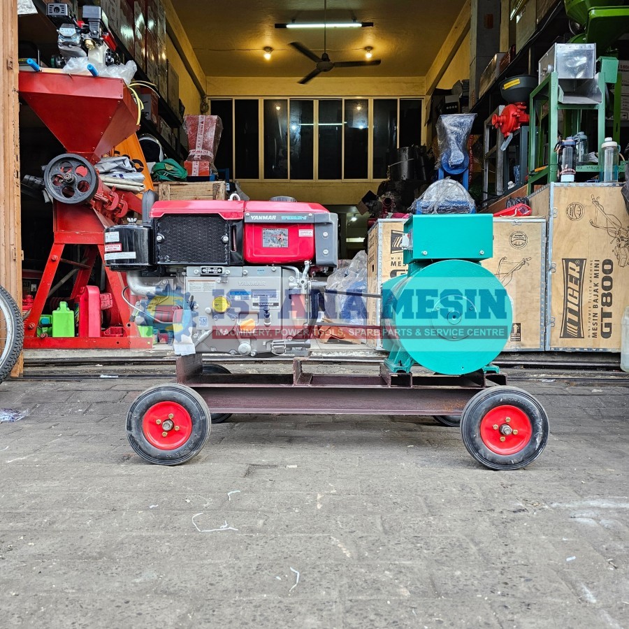 6KVA GENSET DIESEL SOLAR 5000W COMPLETE MESIN DIESEL YANMAR TF 105 MR