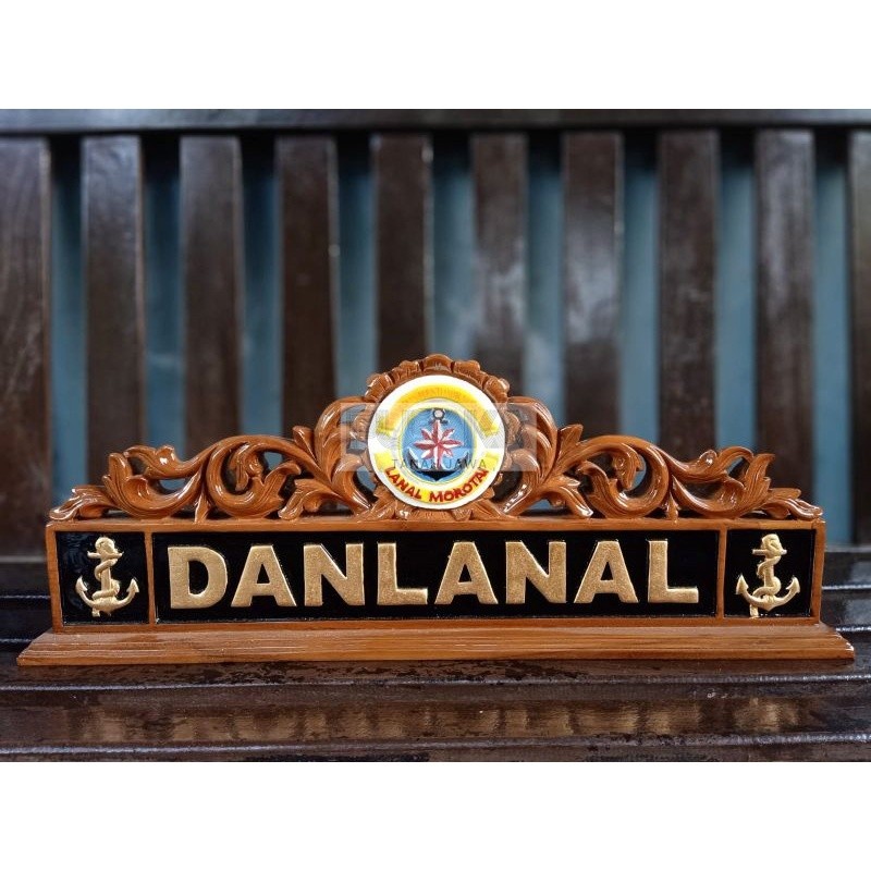 PAPAN NAMA / PAPAN NAMA MEJA UKIR / PAPAN NAMA MEJA KANTOR / PAPAN NAMA KAYU JATI / Custom Loggo