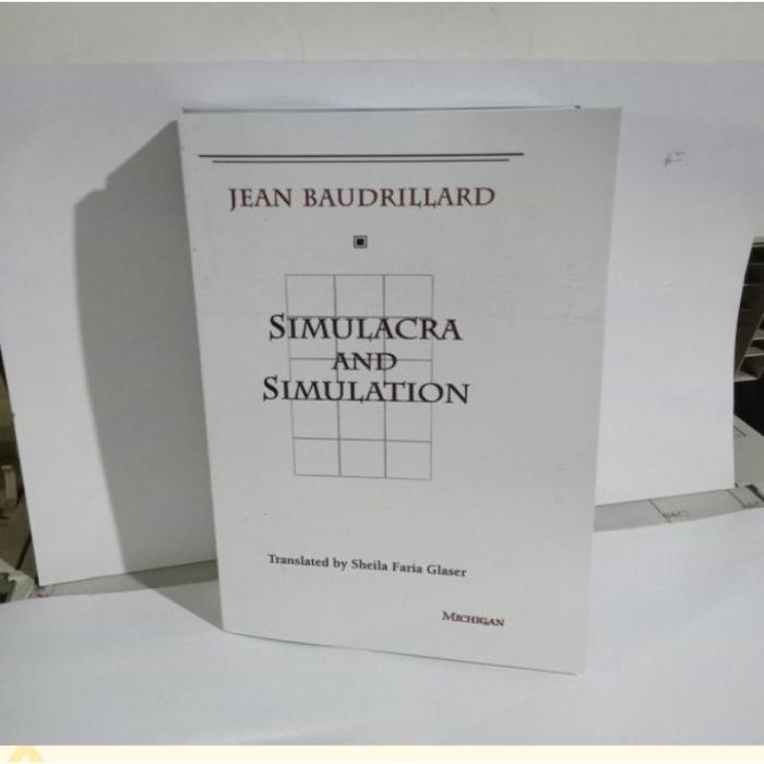 buku fisik Buku SIMULACRA AND SIMULATION BAUDRILLARD