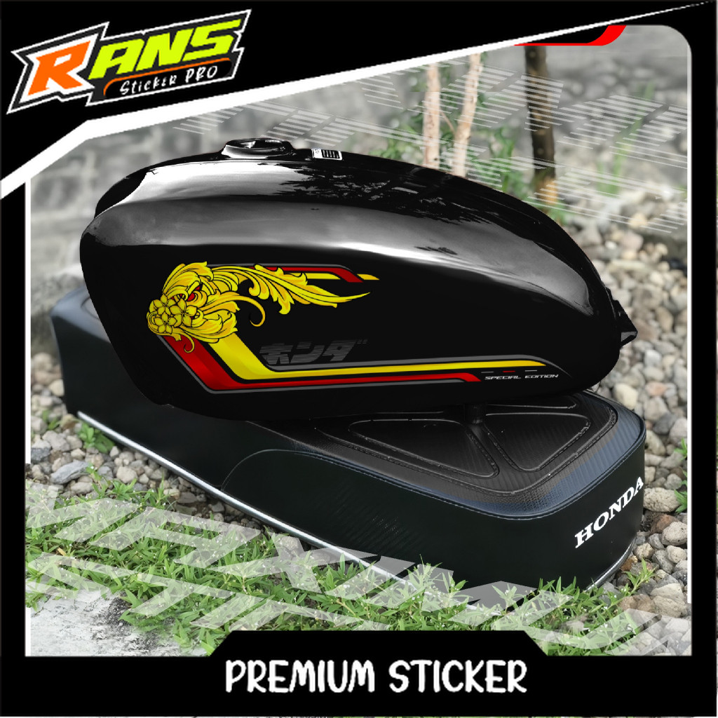 STRIPING CB 100 TRANSPARAN - STRIPING TRANSPARAN - STRIPING CB 100 BATIK SIMPLE