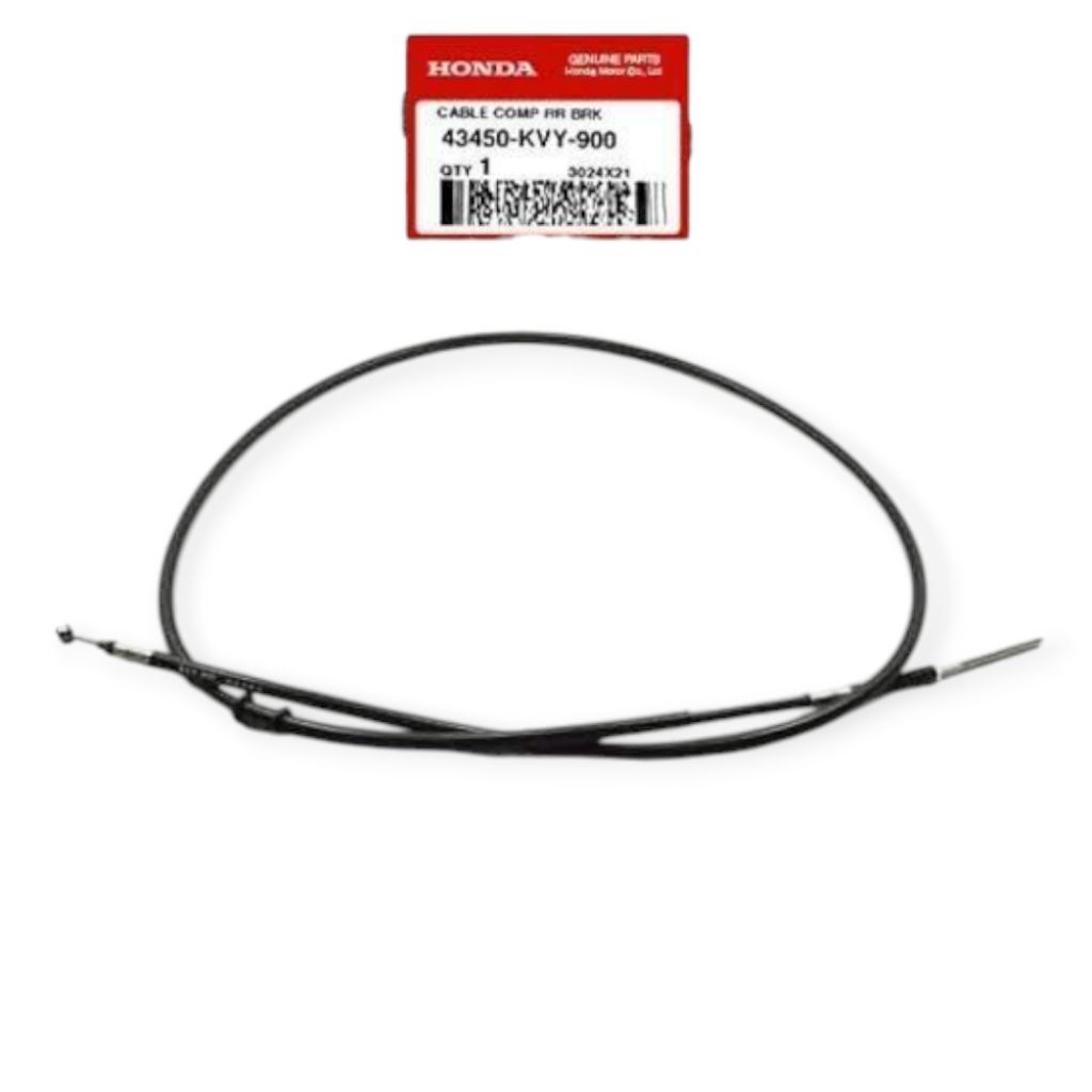 kabel rem beat karbu, kabel rem belakang beat original, kabel rem AHM 43450-KVY-900, part beat karbu