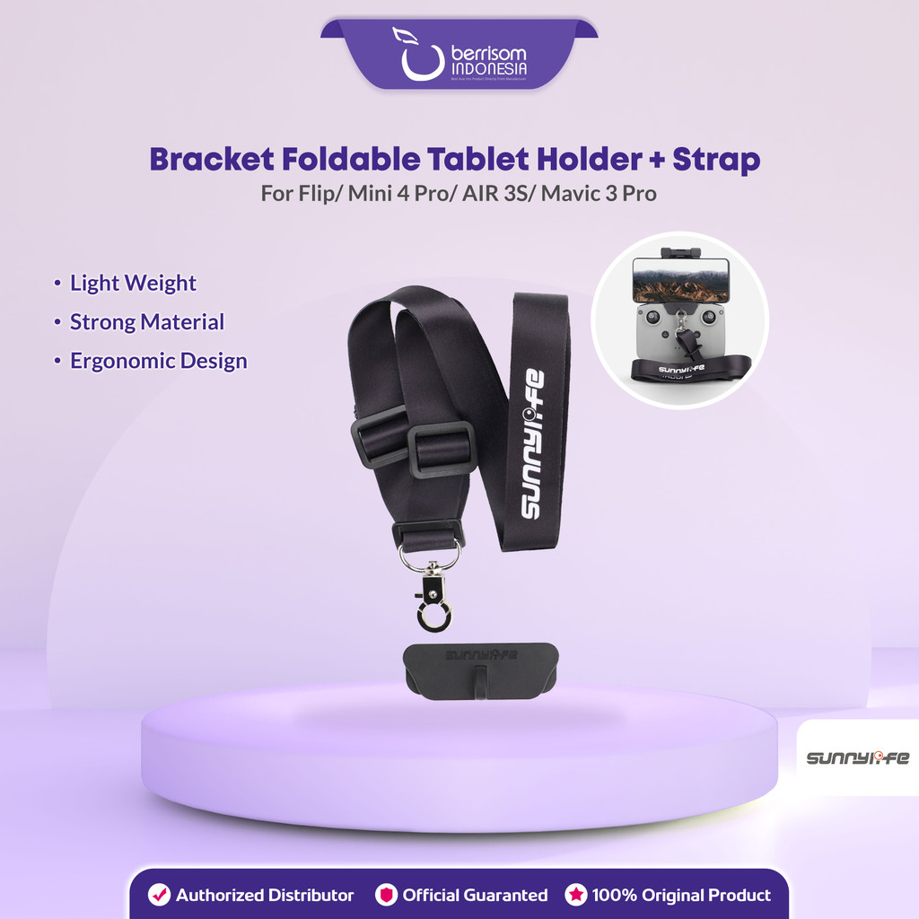 SUNNYLIFE Controller Hook Bracket With Neck Strap For DJI Neo / RC-N3 / RC-N2 / RC-N1 / Mini 3 / Min