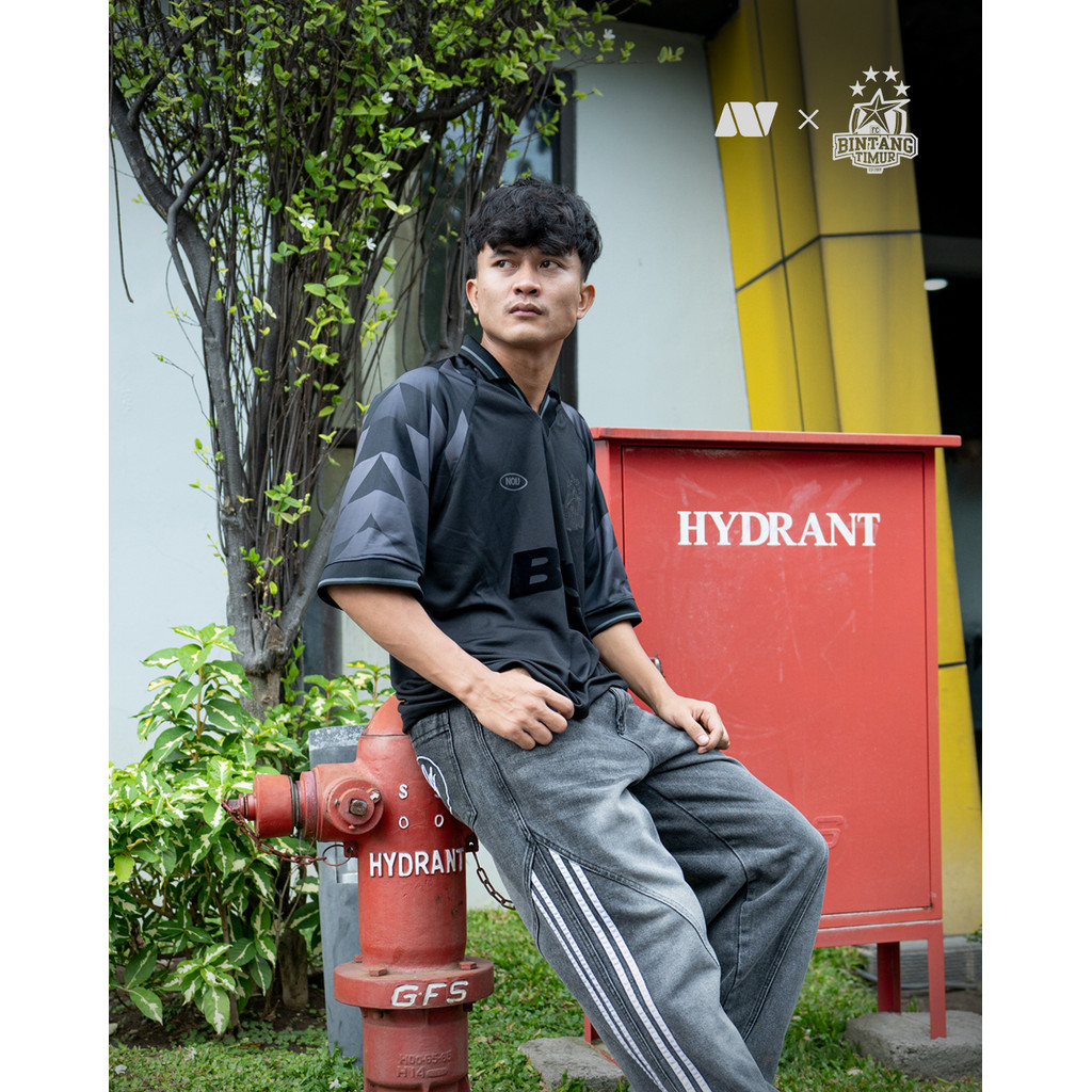 Noij Kaos Jersey Polo Bloke Core BTS 25/26 - Black