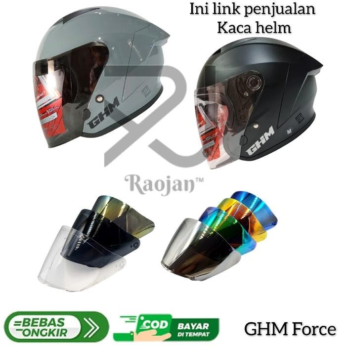 Kaca helm GHM Force Visor helm GHM Force