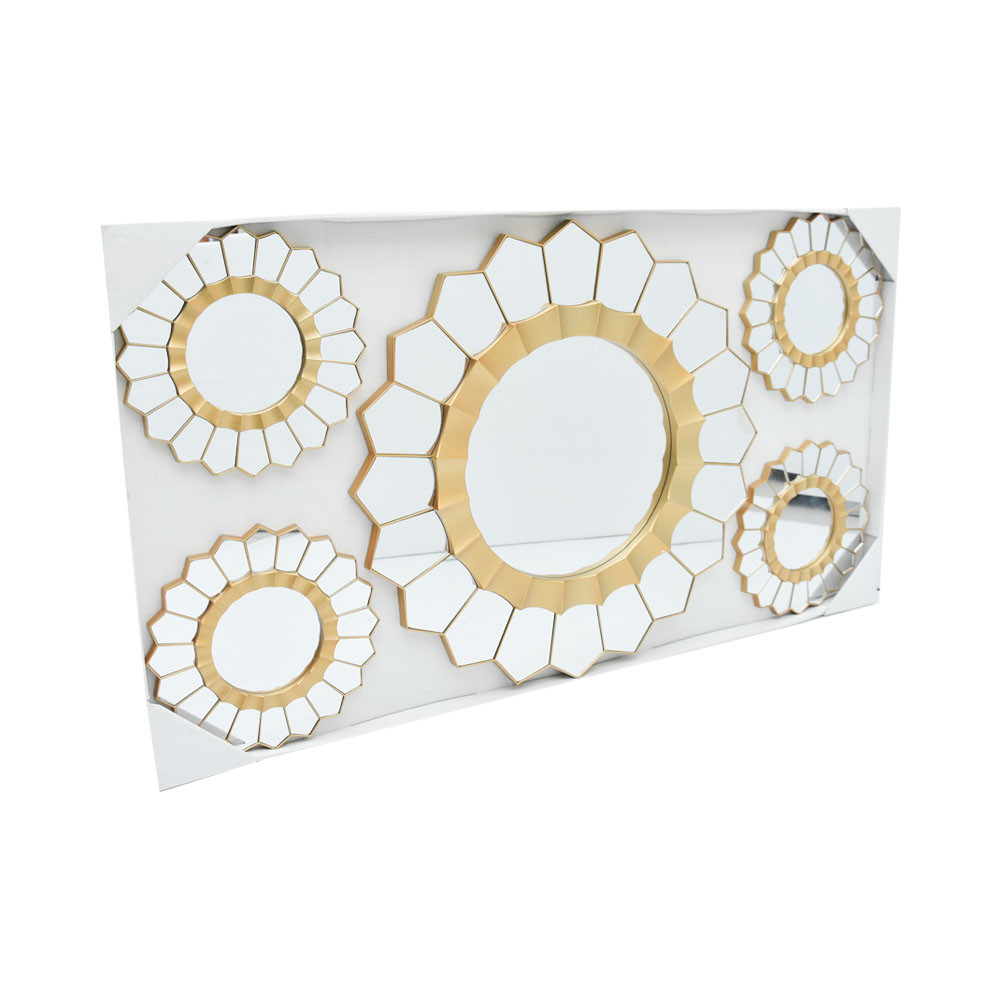 Informa Hiasan Dinding Set 5 pcs Km34 - Gold Wall Art Dekorasi Dinding Wall Decoration Pajangan Dind
