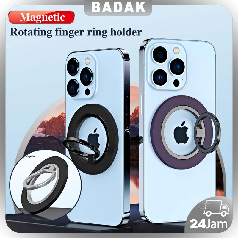 Magnetic Phone Holder/magsafe Phone Grip/magnetic Ring/ring Holder/Untuk IPhone/holder Hp Magnetic 3