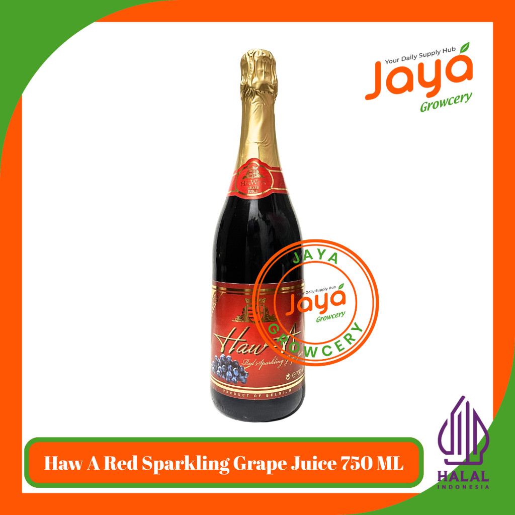 Haw A Red Sparkling Grape Juice 750 ml Non Alkohol / Sparkling Jus Anggur Merah