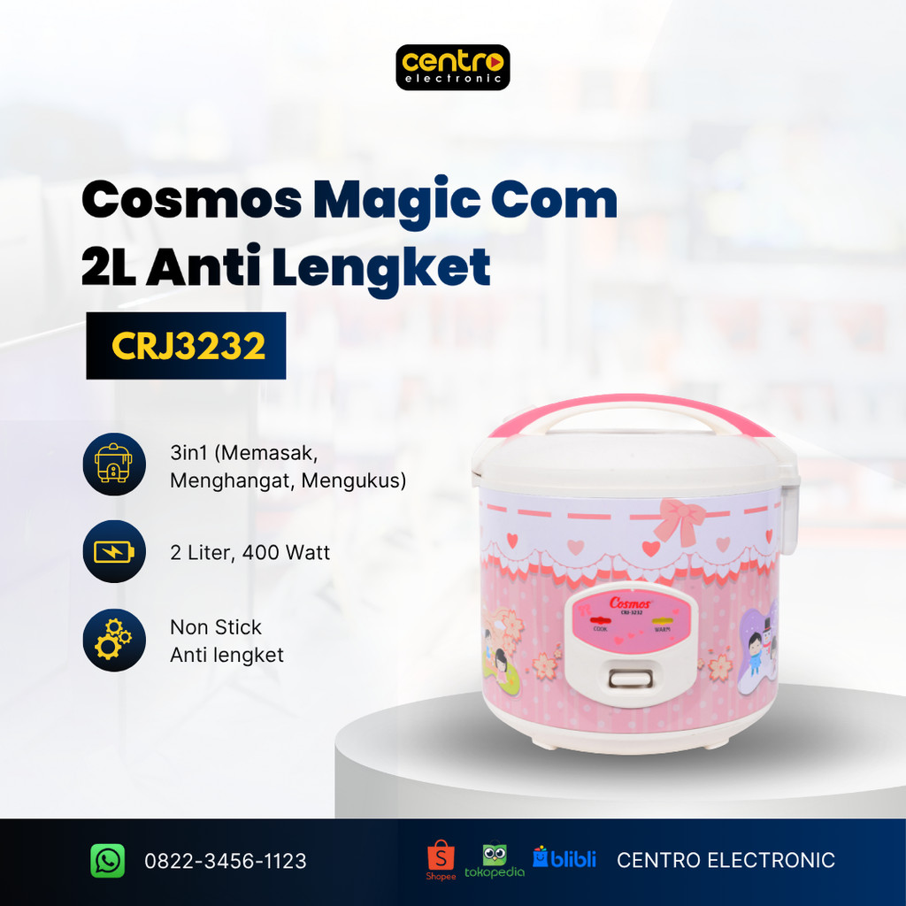 Cosmos Magic Com CRJ3232 2L Anti Lengket