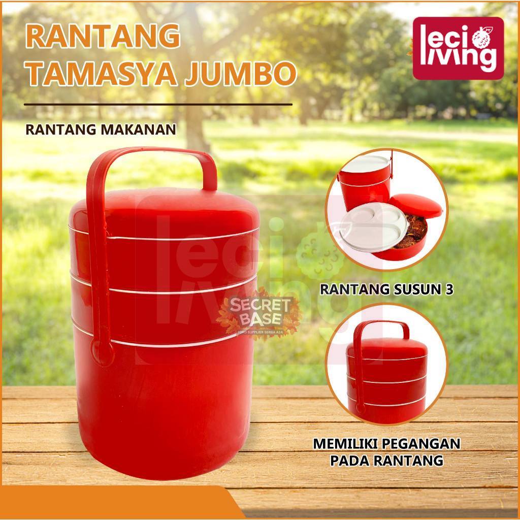 RANTANG TAMASYA JUMBO - Rantang Susun Plastik / Tempat Bekal Makan