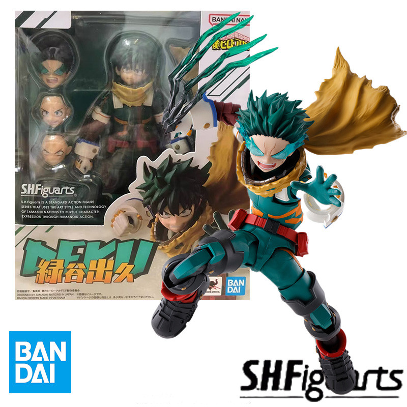 In Stock Bandai S.H.Figuarts SHF My Hero Academia deku Anime Action Fighter Finished Model Toy gift 