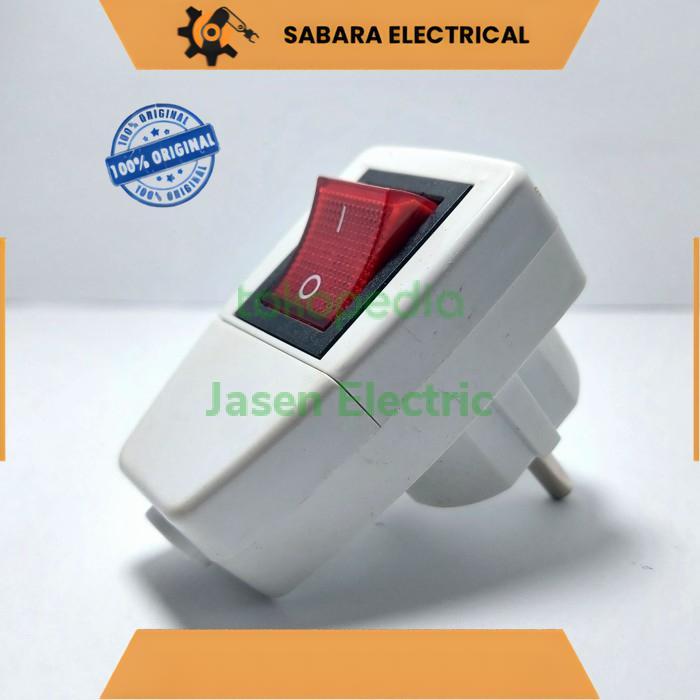 STEKER/COLOKAN SAKLAR LAMPU ON/OFF SZMR SNI