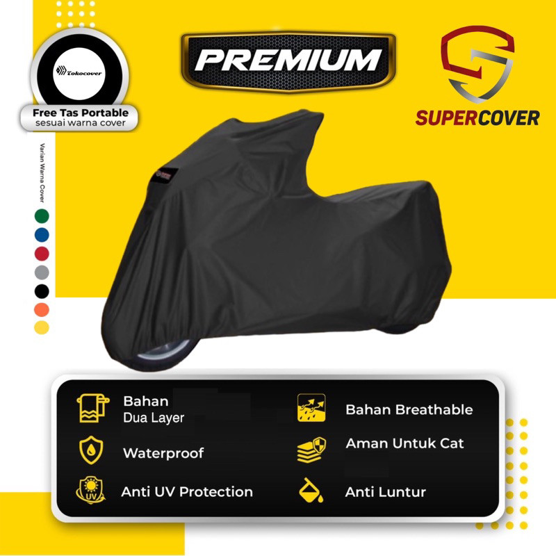 CICISHOP Sarung motor Cover Motor Nmax Pcx Aerox SUPERCOVER Motor Listrik