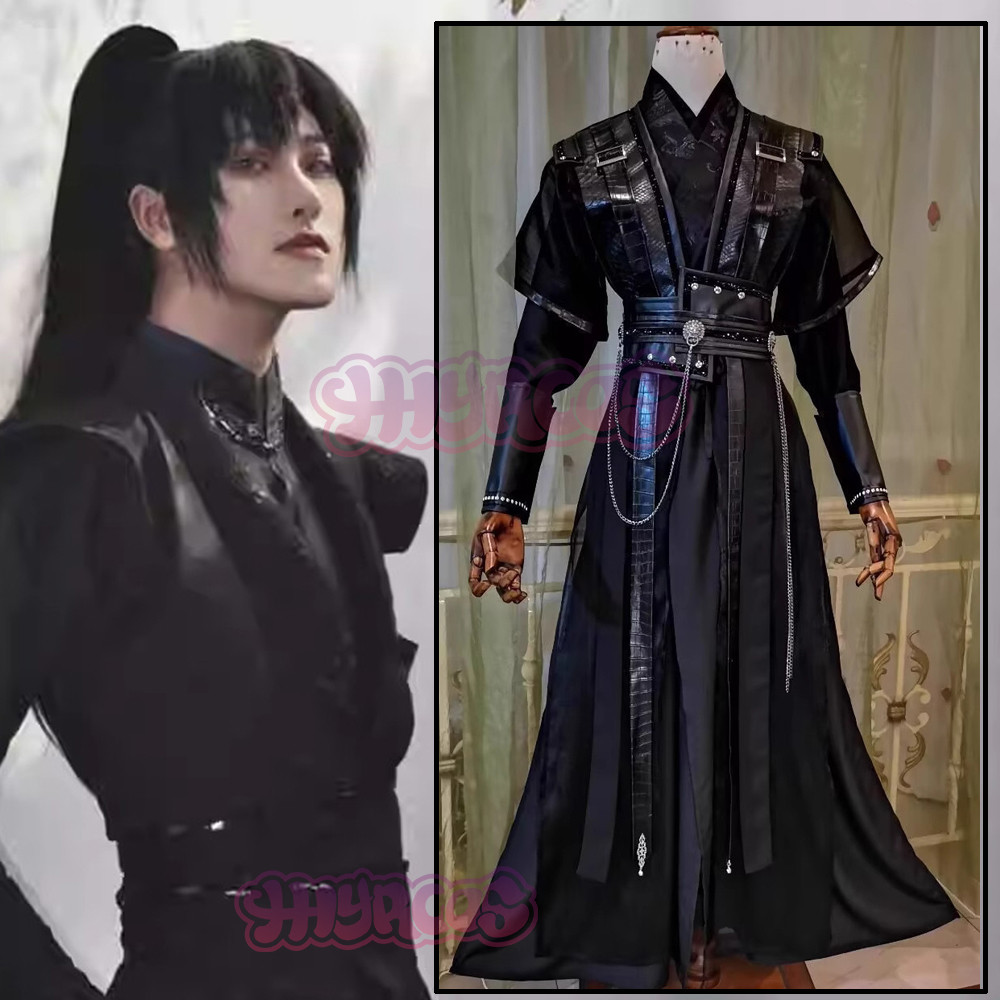 Anime Mo Ran Cosplay He Xuan Cosplay Costume Tian Guan Ci Fu ang Geng Mo Ran Costume Black Hanfu Wom