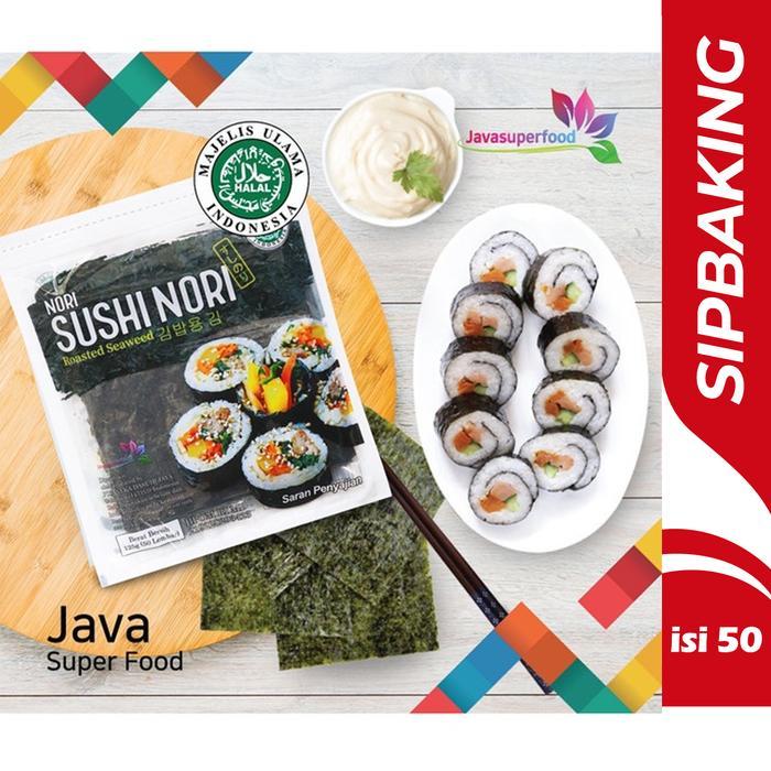Sushi Nori Rumput Laut Sushi Kimbab Gimbab 50 lembar - nori 50 lembar