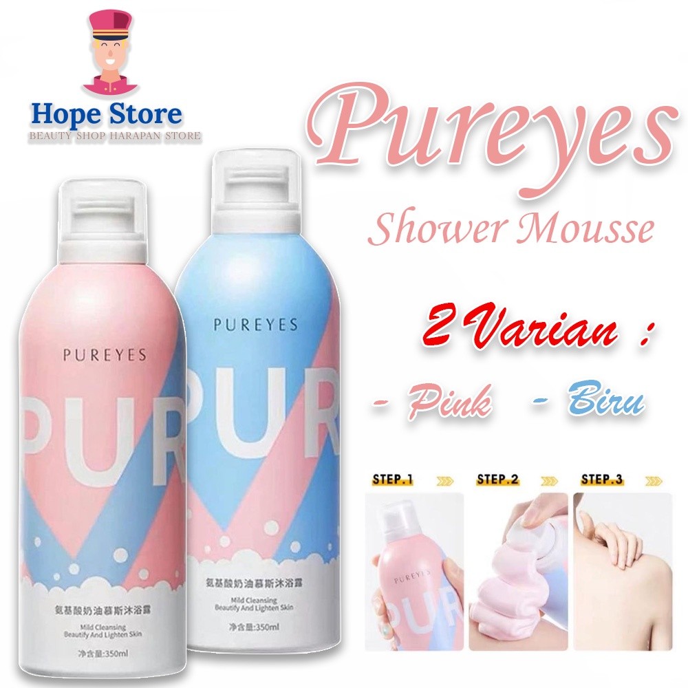HOPE STORE - PUREYES SHOWER GEL FOAM WHITENING  / SABUN PEMUTIH BADAN AMPUH DAN CEPAT ORIGINAL