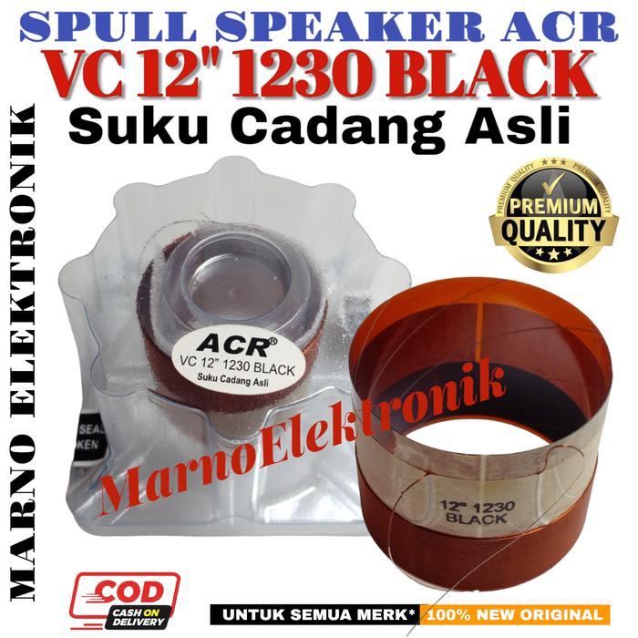 SPULL SPEAKER ACR 12 INCH 1230 BLACK SPUL SPEKER VOICE COIL 12" 12 INC TERBAIK...