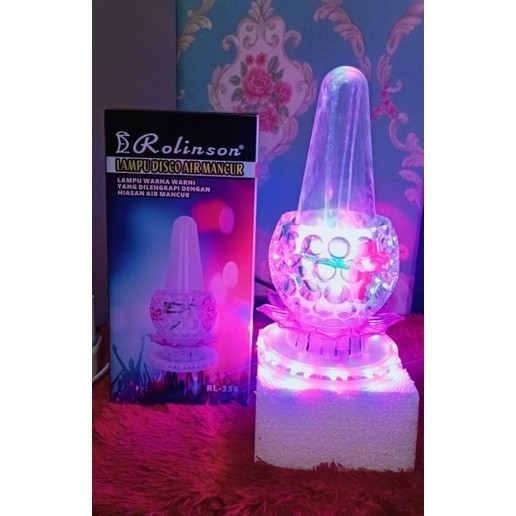 MajuLtc AIR MANCUR Lampu Disco Air Mancur Rolinson RL-356 / Lampu Hias Warna Warni