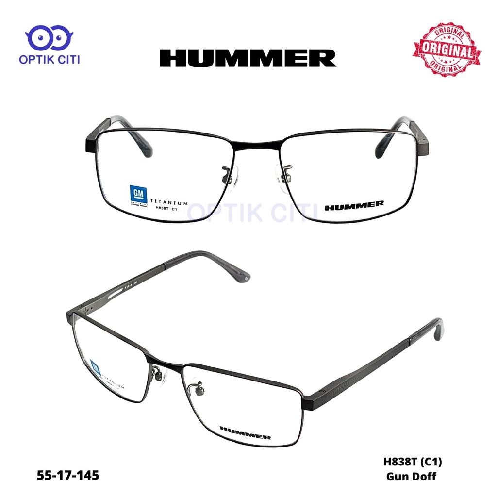 Frame Kacamata Pria Original Hummer Titanium H 838 ada Pegas