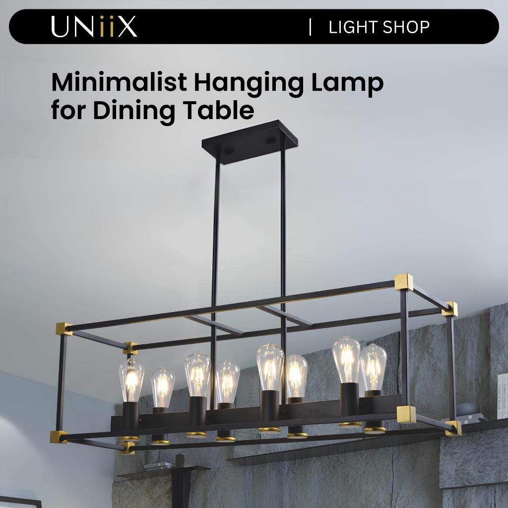 UNiiX - LG80508 | Lampu Gantung Hias Meja Makan Model Minimalis Industrial Cocok Untuk Ruang Makan d
