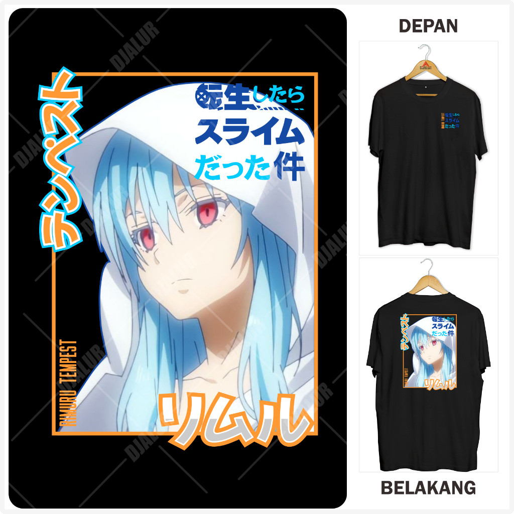 Kaos Rimuru Evolution Tensei Shitara Slime Datta Ken Kaos Anime Japan Premium Cotton Combed