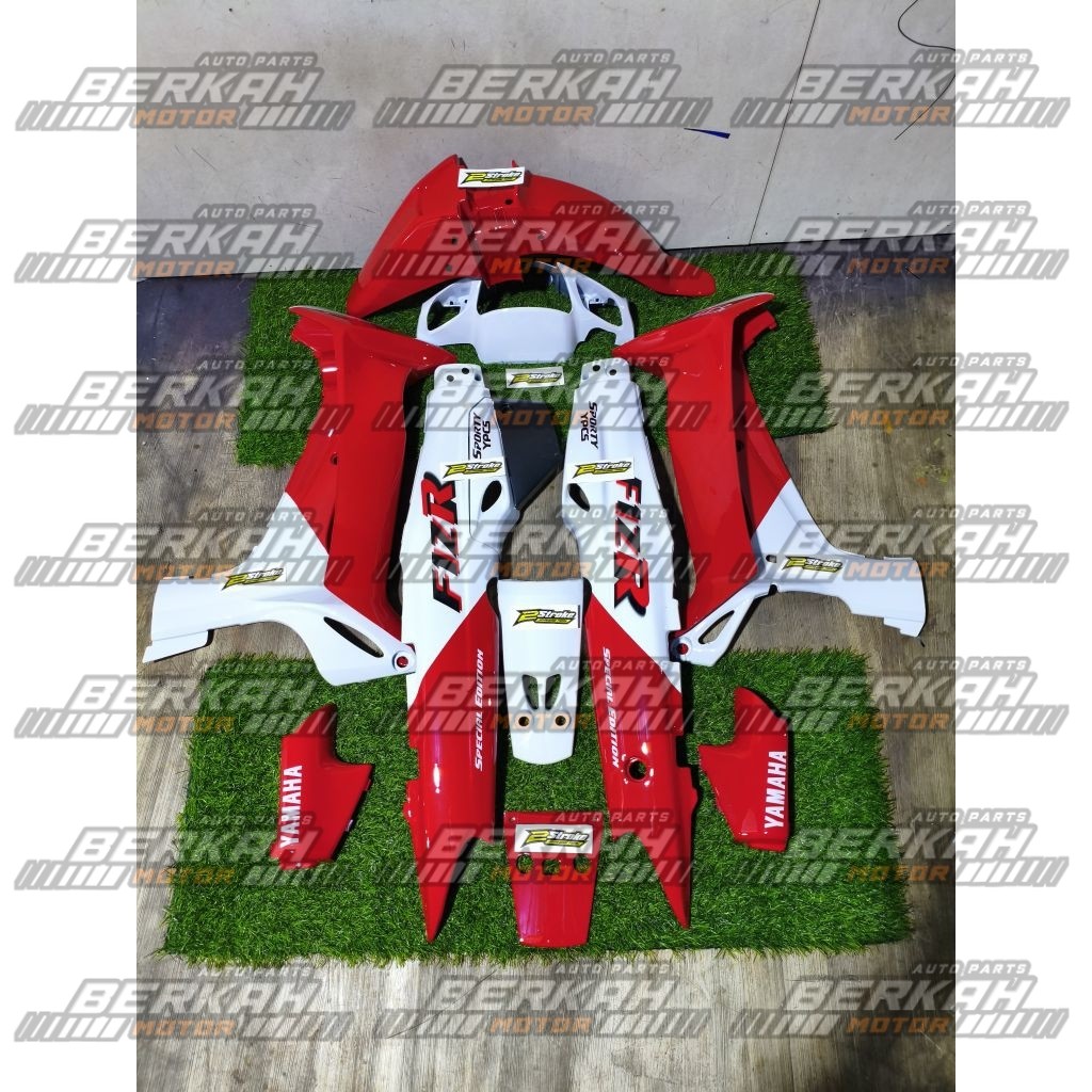 Cover Body Fizr Full Set Halus Body Fizr Marlboro Putih Merah Body Set Halus Yamaha Fizr F1zr