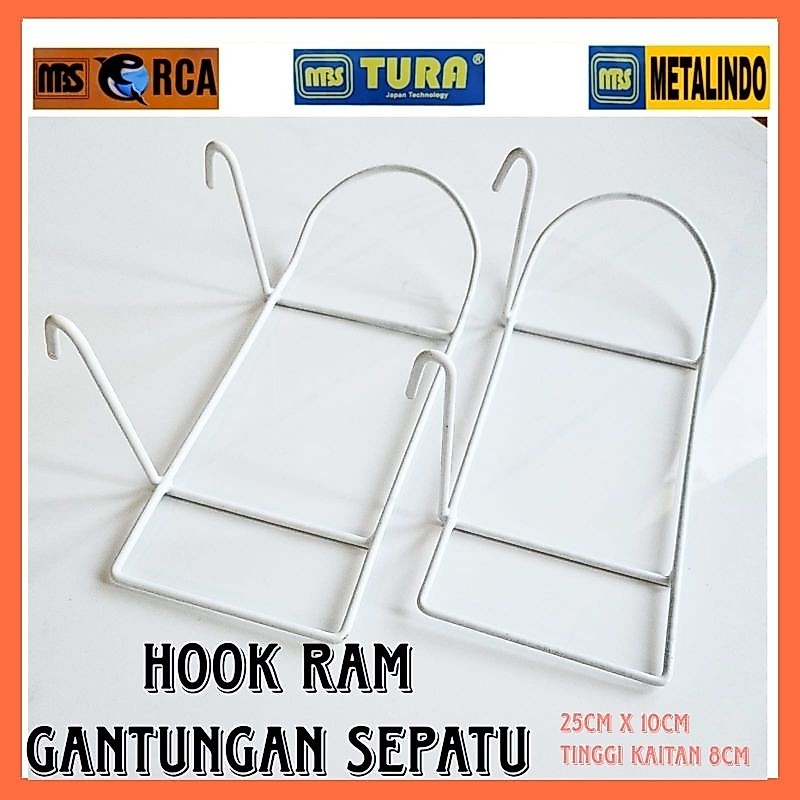 Hook ram gantungan sepatu dan sandal hanger sepatu