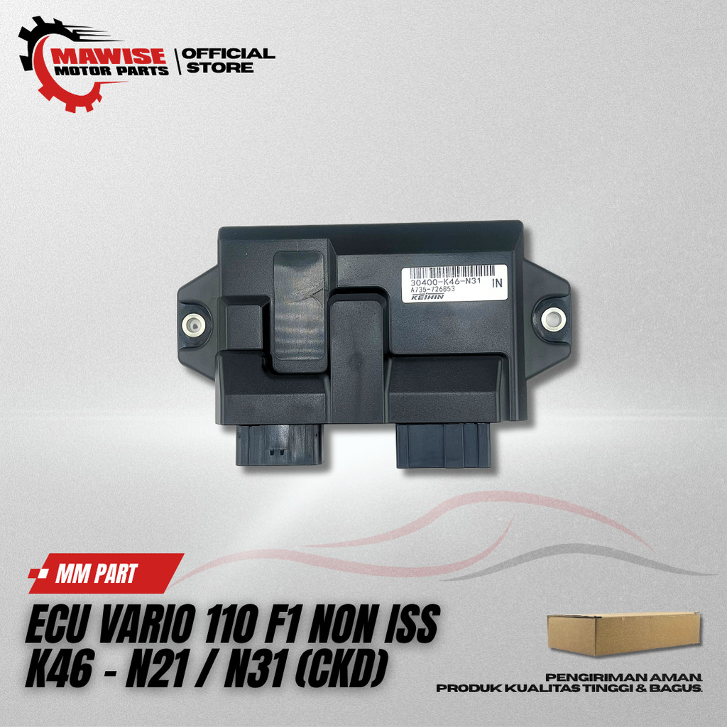 ECU VARIO 110 F1 NON ISS 30400-K46-N21/N31 CKD - ECU ECM VARIO 110 FI ESP NON ISS 2015 – 2019 (30400