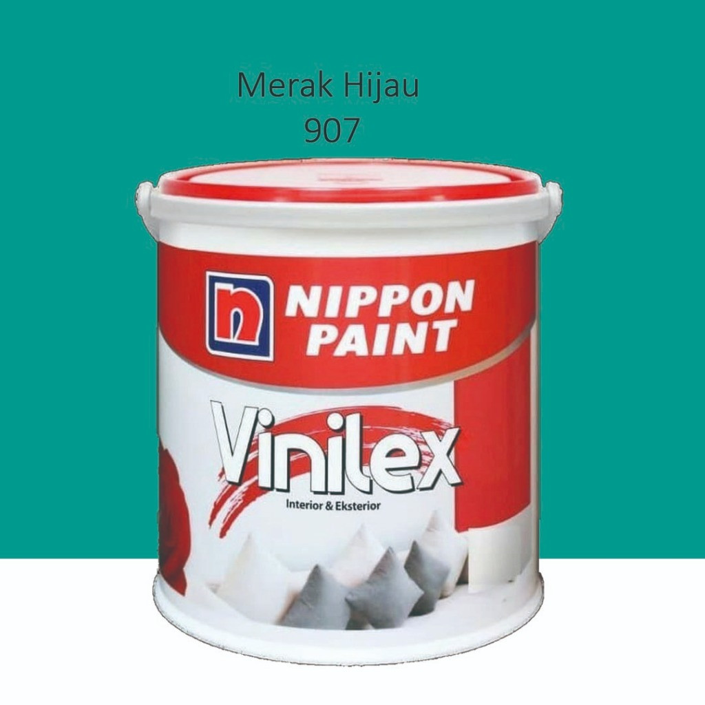 CAT NIPPON PAINT VINILEX 907 MERAK HIJAU 5KG