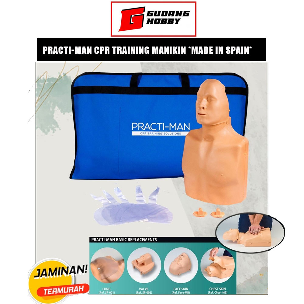 PRACTI-MAN CPR Training Manikin Not Prestan Manikin *MADE IN SPAIN* - Manikin / Manekin Dewasa Pria 