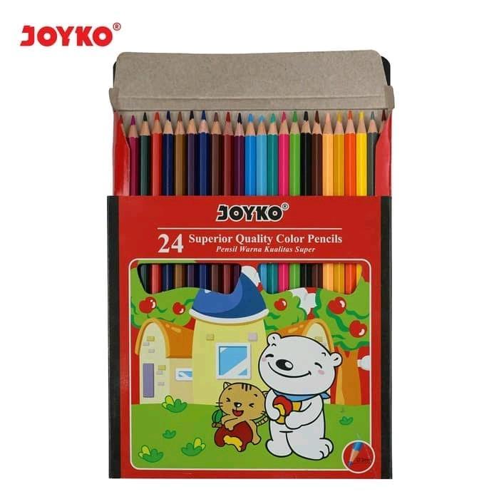 Pensil Warna JOYKO 24 Warna PANJANG - -, -