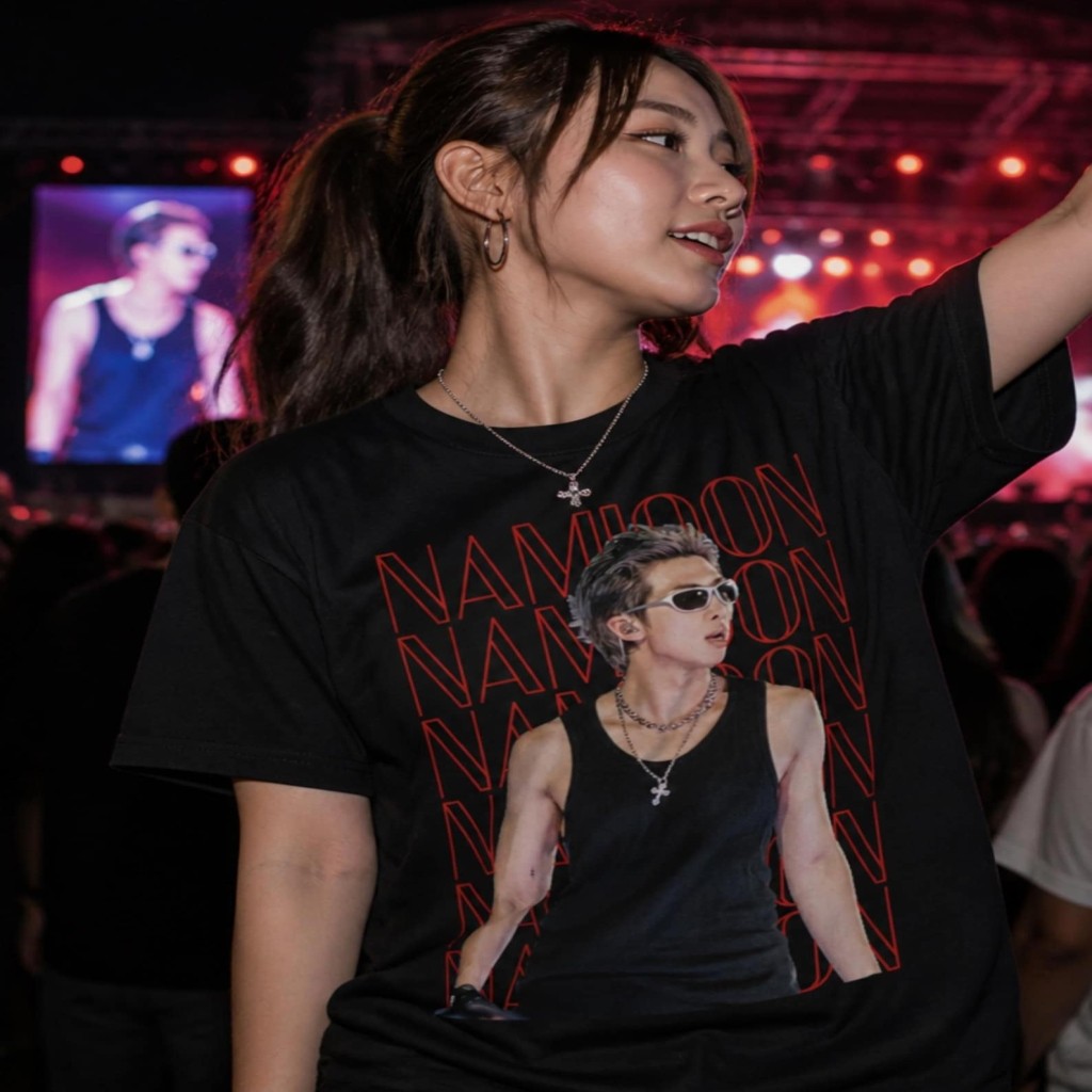 RM fan shirt | Namjoon name shirt | K-pop graphic Kaos | ARMY fan gift | Kim Namjoon Kaos |