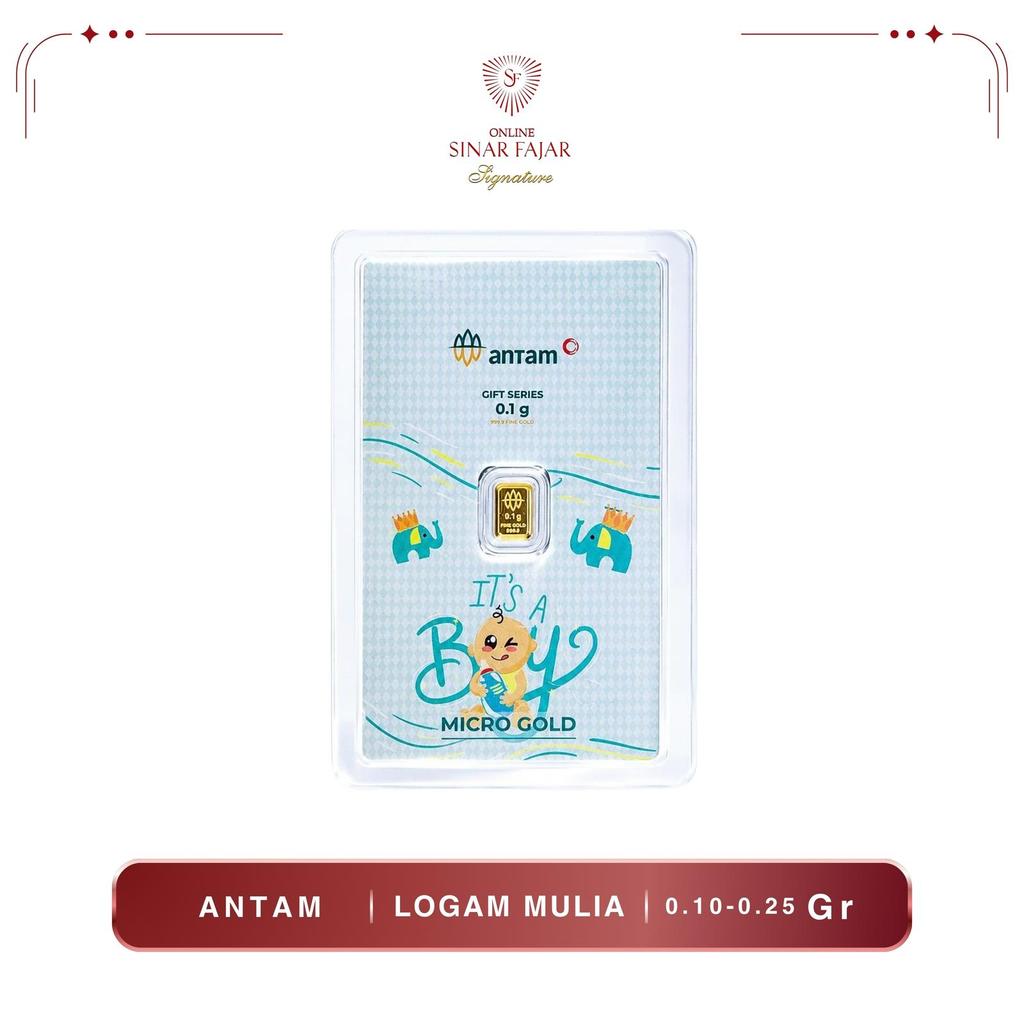 Antam Emaskita Logam Mulia Gift Series Baby Boy Elephant 999.9 - Termurah Asli