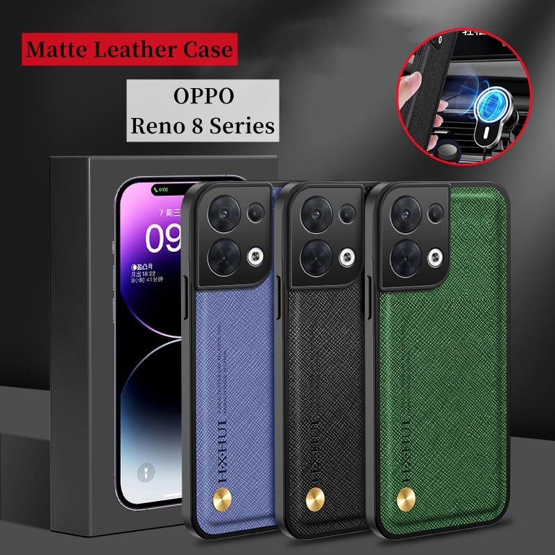 Casing Matte untuk OPPO Reno 8 Pro 5G Reno8 8Z Casing Ponsel Casing Kulit Perlindungan Penuh untuk R