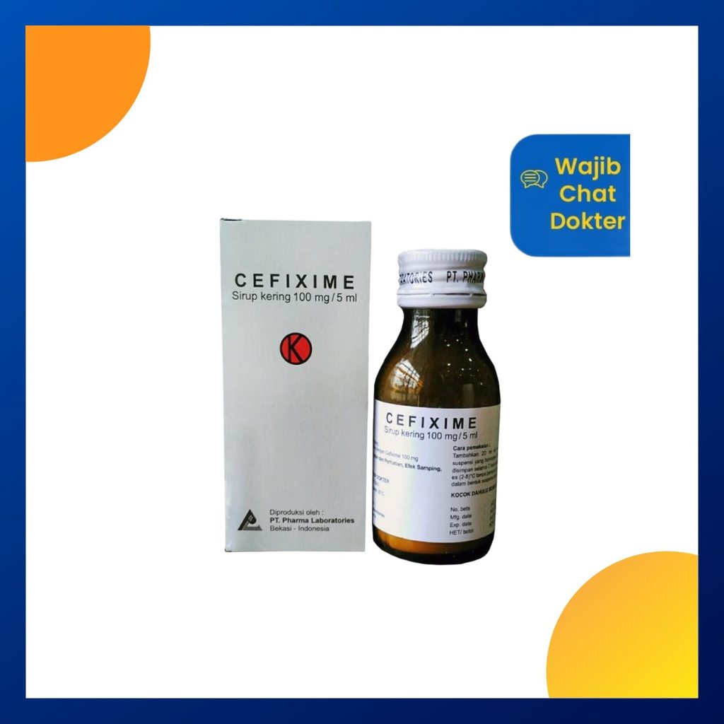 CEFIXIME GENERIK PHARMALABS DRY SIRUP 1 BOTOL @ 30 ML