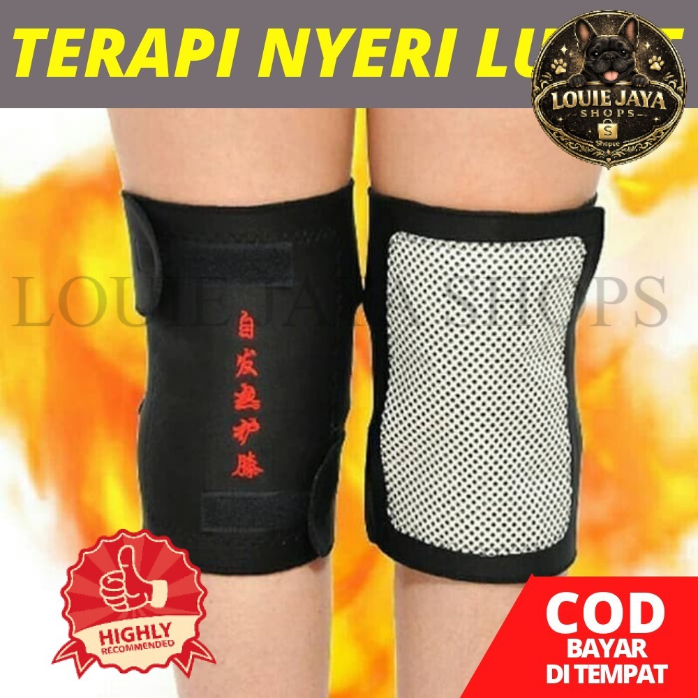 Deker Lutut Alat Terapi Lutut Magnetik Terapi Sendi Pemanas Nyeri Lutut Dengkul Kaki ORIGINAL LJ