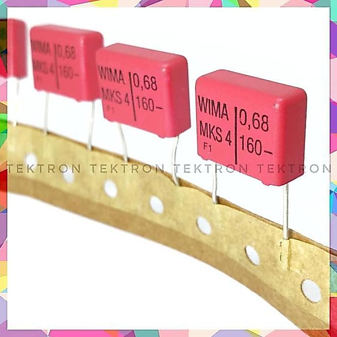 Pilihan - Capacitor 680Nf 160V Wima Mks 10 Kapasitor 0.68Uf Kondensator 0,68Uf