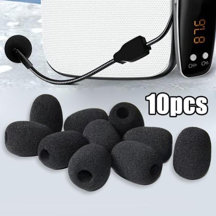 Pujifarhanam - Busa Headset Mic Kecil Microphone Headset Lavalier Busa Microphone Gaming Cover Micro