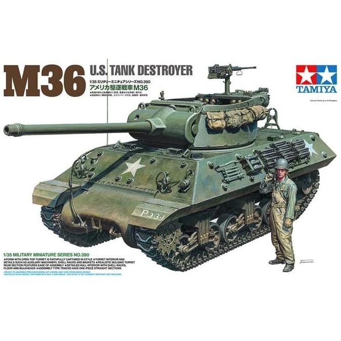 Tamiya 35390 1/35 U.S. Tank Destroyer M36 Tank model kit