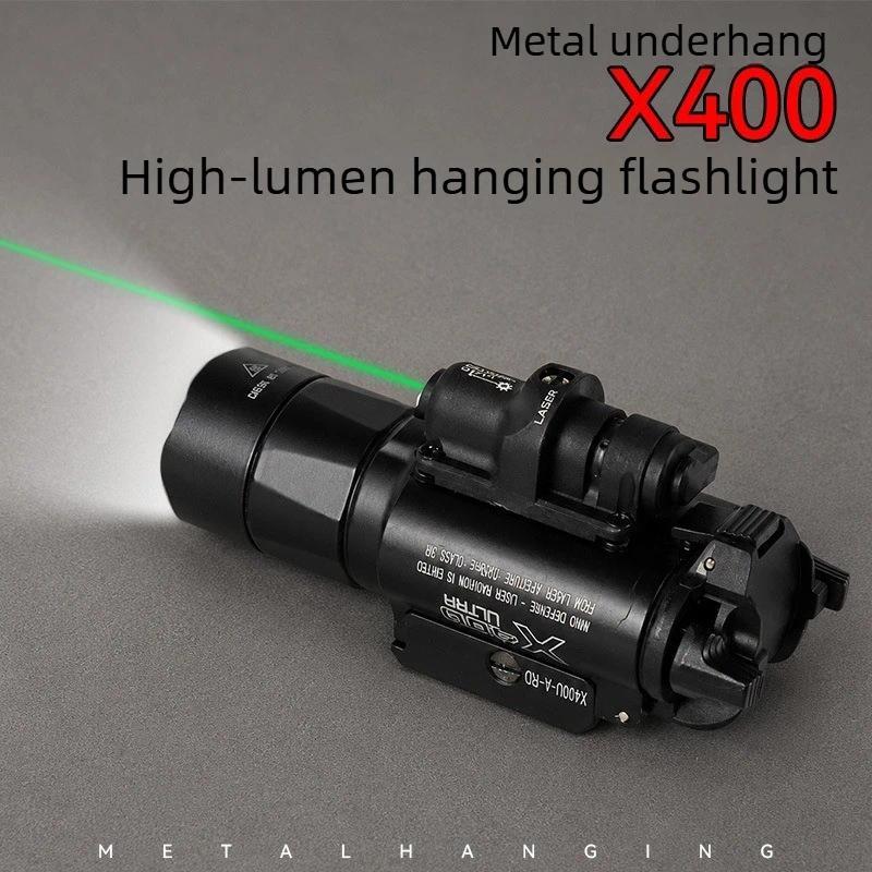 Alloy Metal X400 Quick Detach Under Mount Light Device Multi Bright Modes Fit 20mm Rail Hobby Blaste
