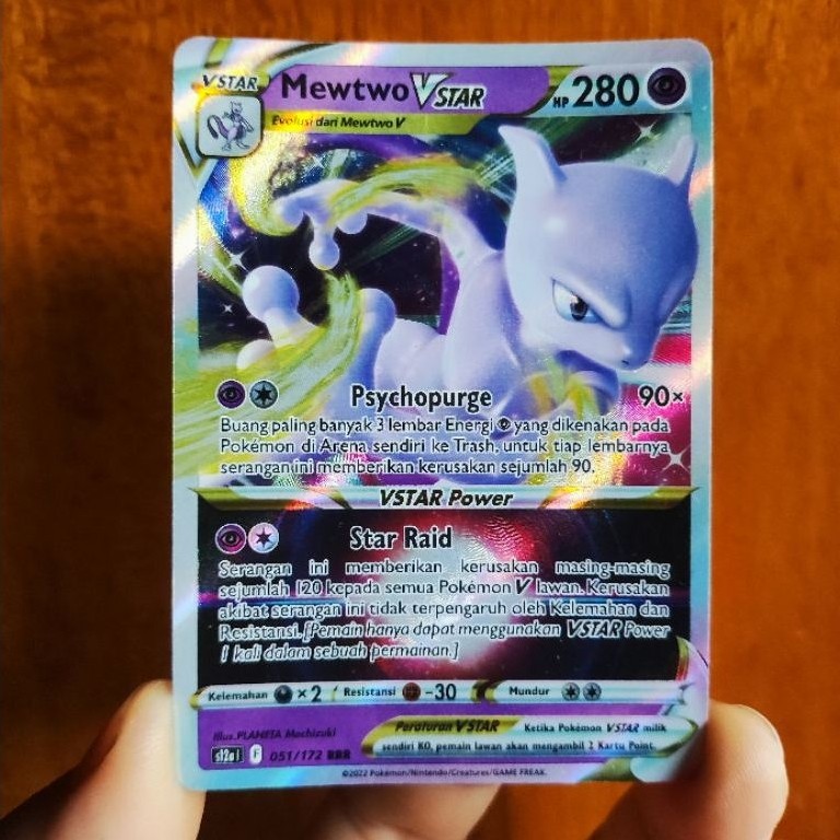 Kartu Pokemon Mewtwo vstar