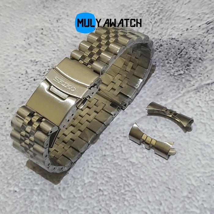Best Seller Strap Rantai Jubilee Bracelet 22mm SEIKO Premium Double Lock - 20mm