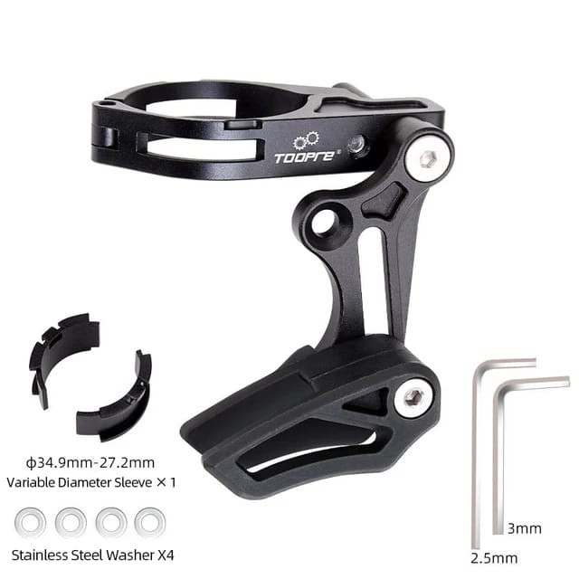 Foto Toopre Chain Guide Stabilizer Chainguard Clamp tipe E pelindung rantai 27.2 - 34.9 mm sepeda