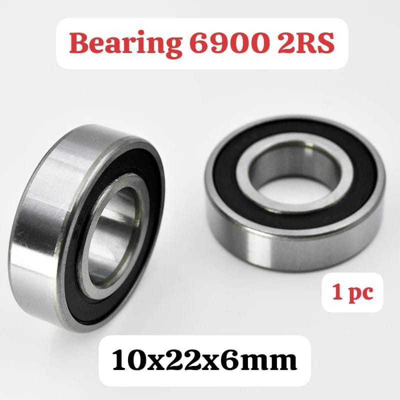 Foto Bearing laker laher hub Freehub 6900 2RS 10x22x6mm Seal Rubber Ball Bearing Sepeda