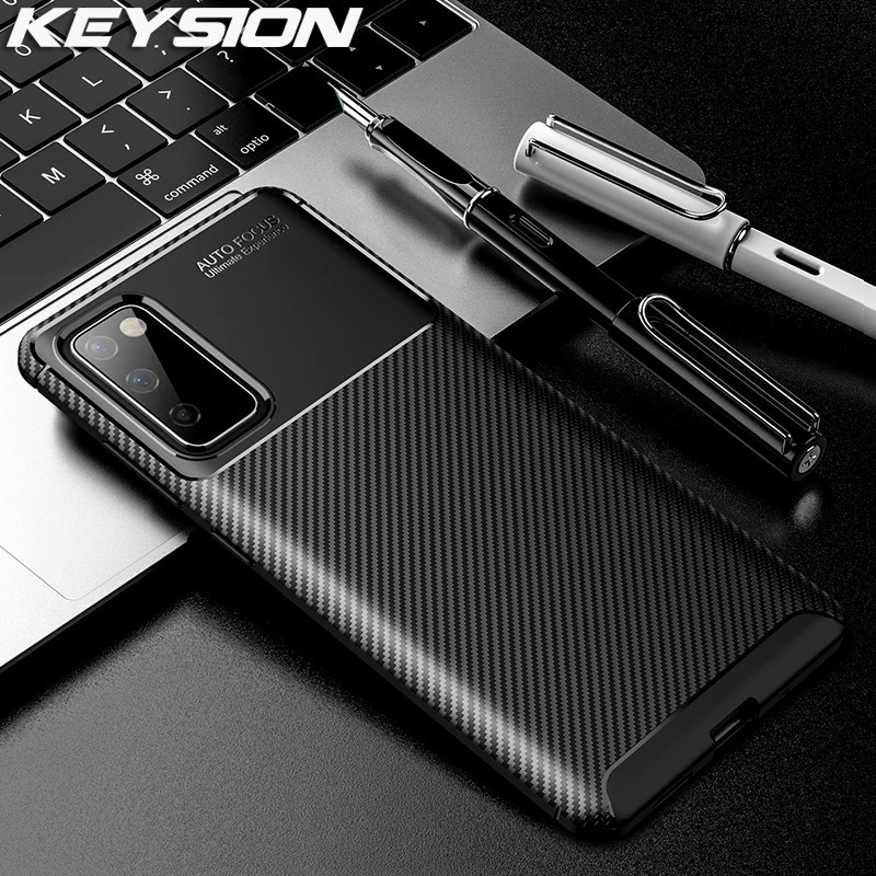 Case SAMSUNG S20 FE S20FE Case Carbon Autofocus New Ultrathin Slim Fit Case Anti Shock