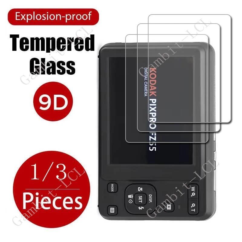 1/3PCS 9H HD Tempered Glass For KODAK PIXPRO FZ55 FZ45 FZ43 FZ101 C1 WPZ2 FZ55-RD PIXPROFZ55 Camera 