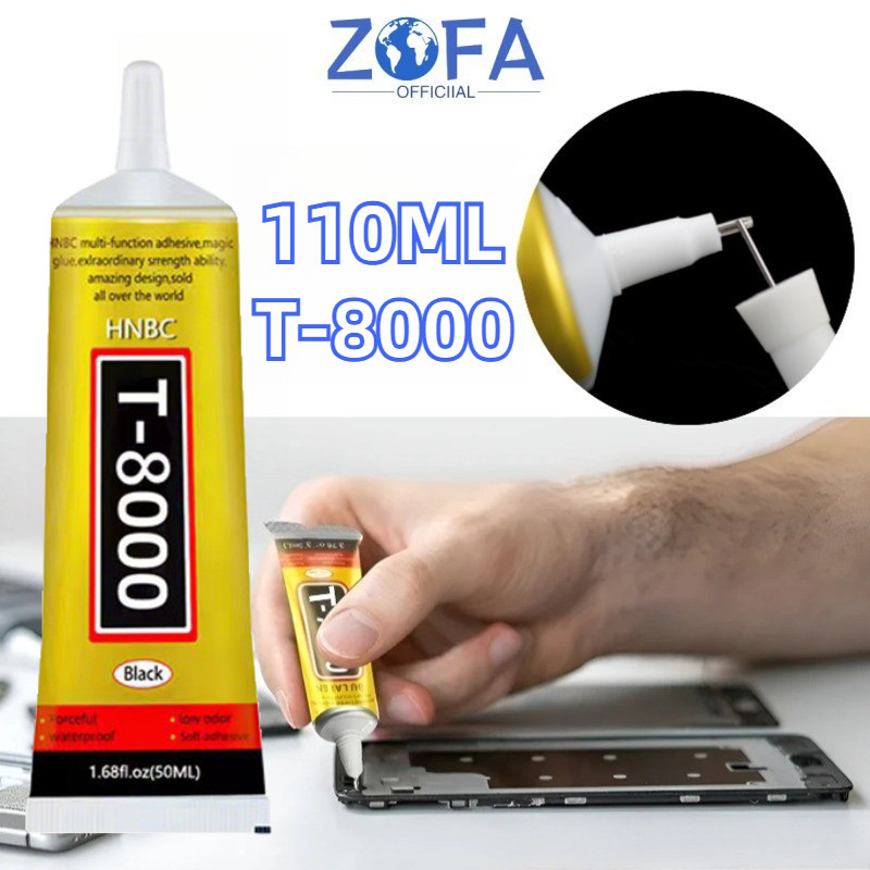 110ML Lem T8000  Perekat Bening LCD Touchscreen Lem Serbaguna Lem Touchscreen / LEM LCD HP T-8000 MU