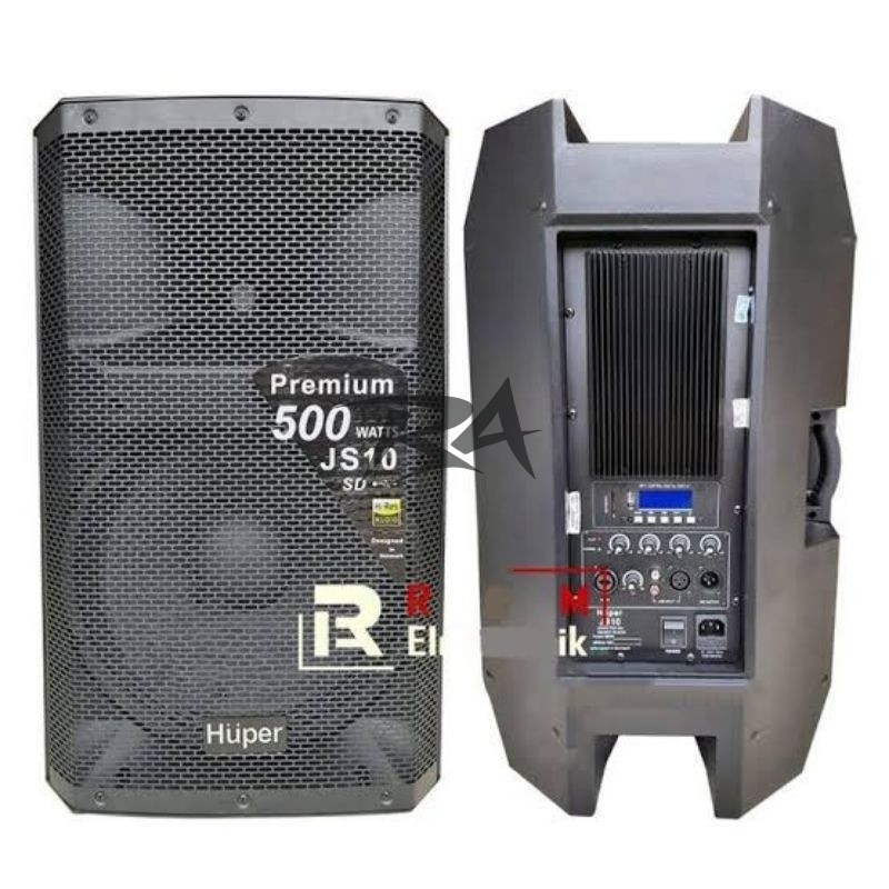 III SPEAKER AKTIF ACTIVE HUPER JS10 JS 10 BOX 15 INCH " 15IN 15" 500 WATT ORIGINAL ASLI GARANSI RESM