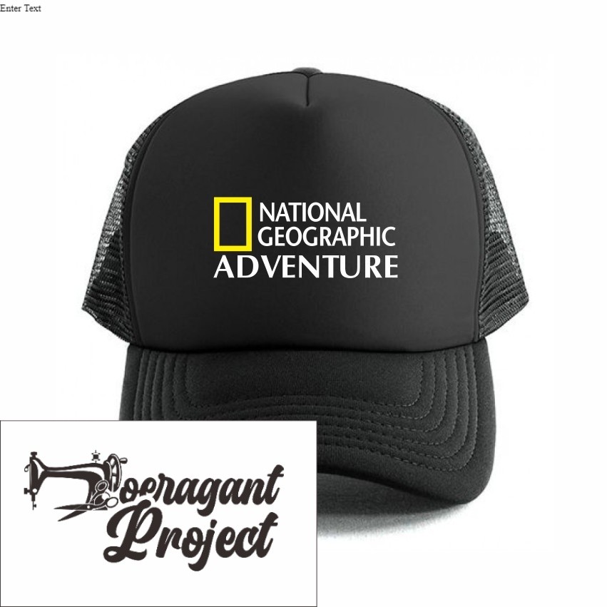 topi jaring natgeo adventure / trucker hat natgeo adventure