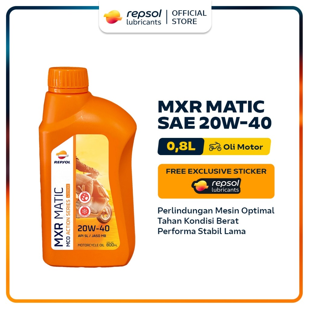 OLI MOTOR REPSOL MXR MATIC SAE 20W-40